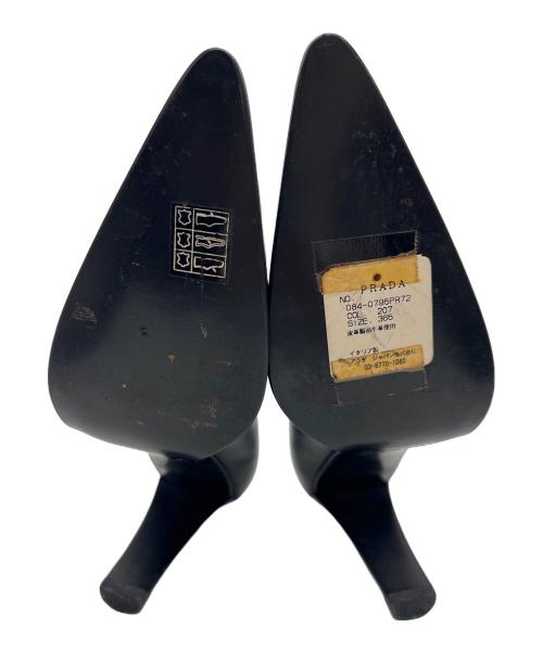 PRADA（プラダ）PRADA (プラダ) ヒールパンプス ブラック サイズ:23の古着・服飾アイテム