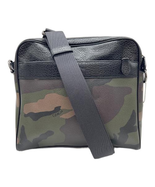 COACH（コーチ）COACH (コーチ) ショルダーバッグ ブラック×オリーブの古着・服飾アイテム