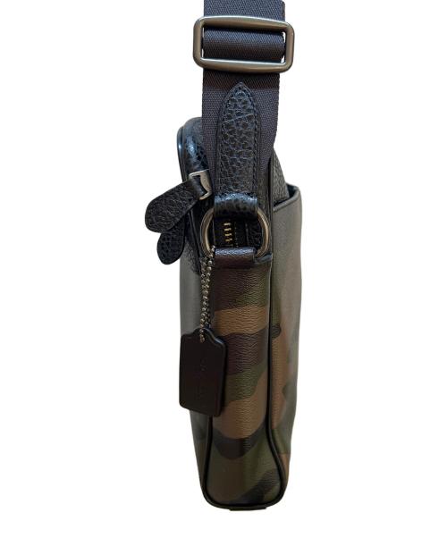 COACH（コーチ）COACH (コーチ) ショルダーバッグ ブラック×オリーブの古着・服飾アイテム