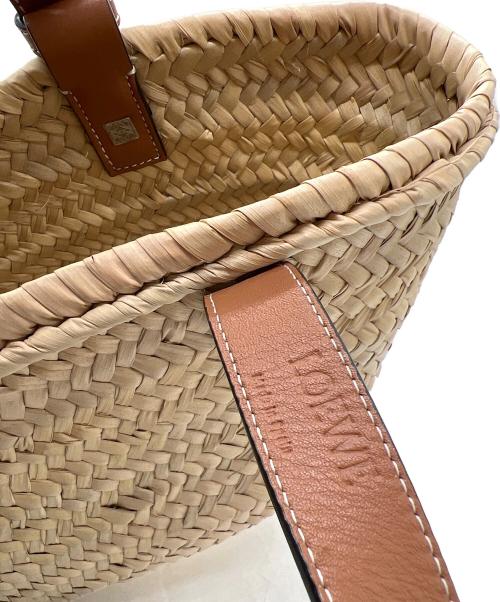 LOEWE（ロエベ）LOEWE (ロエベ) バスケットスモール ベージュ×ブラウンの古着・服飾アイテム