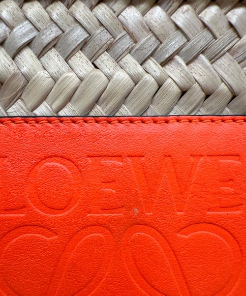 LOEWE（ロエベ）LOEWE (ロエベ) バスケットスモール ベージュ×ブラウンの古着・服飾アイテム
