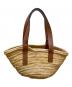 LOEWE (ロエベ) バスケットスモール ベージュ×ブラウン：35000円
