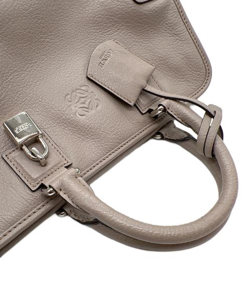 LOEWE（ロエベ）LOEWE (ロエベ) ハンドバッグ/アマソナ28 グレージュの古着・服飾アイテム
