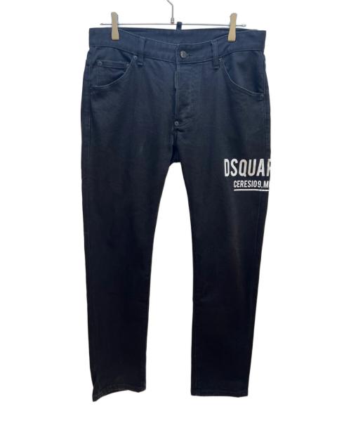 DSQUARED2（ディースクエアード）DSQUARED2 (ディースクエアード) デニムパンツ ブラック サイズ:50の古着・服飾アイテム