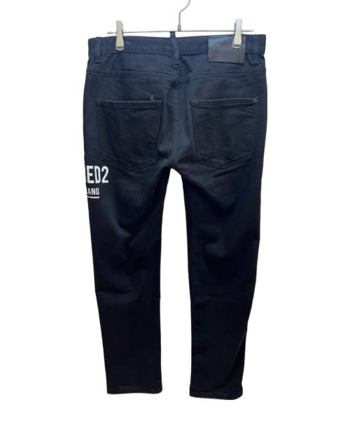 DSQUARED2（ディースクエアード）DSQUARED2 (ディースクエアード) デニムパンツ ブラック サイズ:50の古着・服飾アイテム