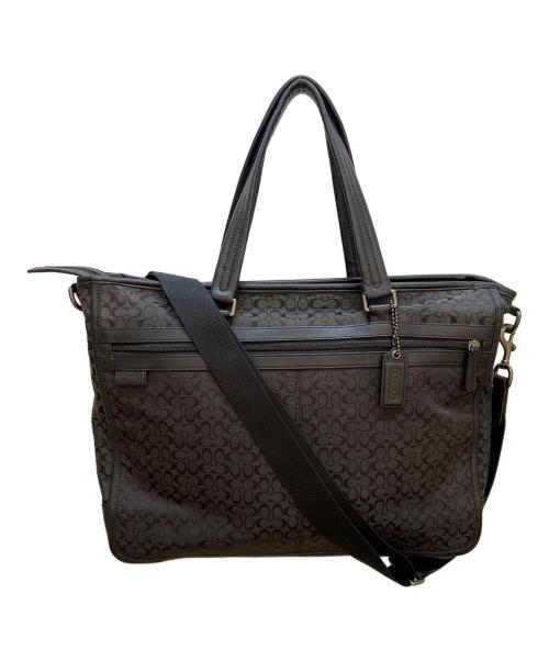 COACH（コーチ）COACH (コーチ) ビジネスバッグ ブラックの古着・服飾アイテム