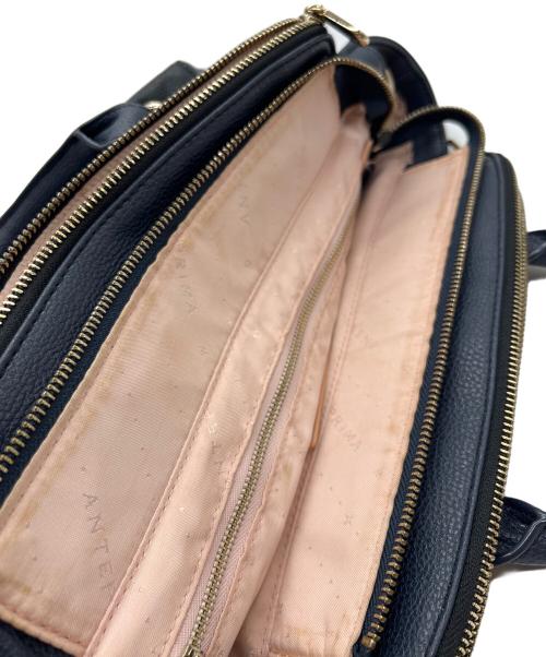 ANTEPRIMA（アンテプリマ）ANTEPRIMA (アンテプリマ) 2WAYショルダーバッグ ブラック×ネイビーの古着・服飾アイテム