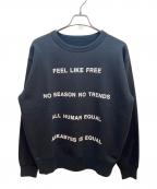 ASKABYSSアスクアビス）の古着「スウェット」｜ブラック