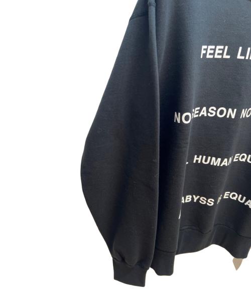 ASKABYSS（アスクアビス）ASKABYSS (アスクアビス) スウェット ブラック サイズ:Ｓ 未使用品の古着・服飾アイテム