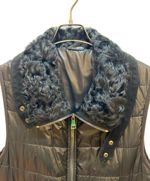 DOLCE & GABBANA（ドルチェ＆ガッバーナ）DOLCE & GABBANA (ドルチェ＆ガッバーナ) ベスト ブラック サイズ:50の古着・服飾アイテム