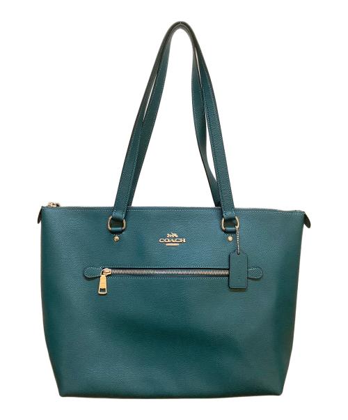 COACH（コーチ）COACH (コーチ) ハンドバッグ グリーンの古着・服飾アイテム