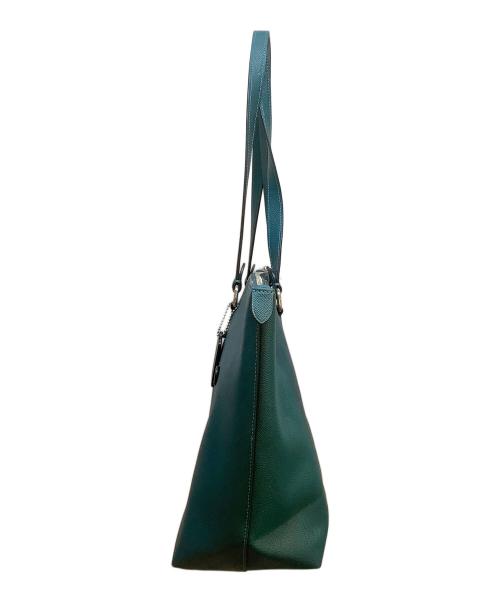 COACH（コーチ）COACH (コーチ) ハンドバッグ グリーンの古着・服飾アイテム