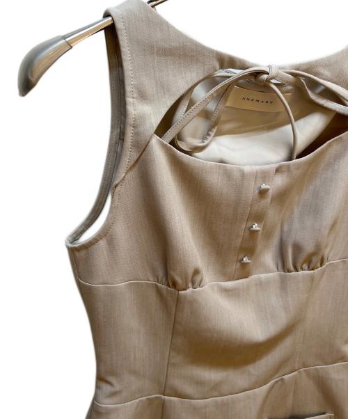 ANDMARY（アンドマリー）ANDMARY (アンドマリー) キャミソールワンピース ベージュ サイズ:Fの古着・服飾アイテム