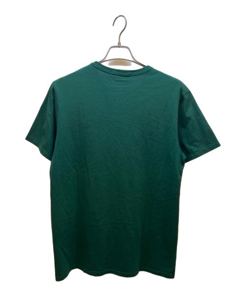 maison kitsune（メゾンキツネ）maison kitsune (メゾンキツネ) 半袖カットソー グリーン サイズ:Ｍの古着・服飾アイテム