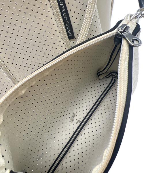 STATE OF ESCAPE（ステイトオブエスケープ）STATE OF ESCAPE (ステイトオブエスケープ) 2WAYバッグ ブラック×ベージュの古着・服飾アイテム