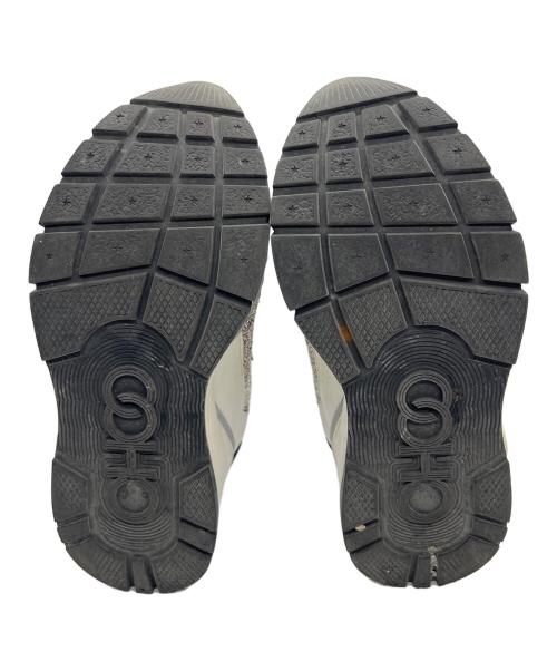 JIMMY CHOO（ジミーチュウ）JIMMY CHOO (ジミーチュウ) 厚底スニーカー シルバー×ブラック サイズ:38.5の古着・服飾アイテム