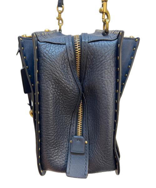 COACH（コーチ）COACH (コーチ) 2WAYバッグ ネイビーの古着・服飾アイテム