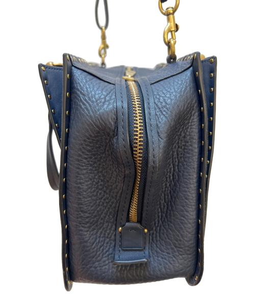 COACH（コーチ）COACH (コーチ) 2WAYバッグ ネイビーの古着・服飾アイテム