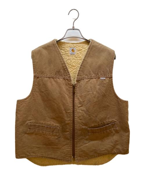 CarHartt（カーハート）CarHartt (カーハート) ボアベスト ベージュ サイズ:XLの古着・服飾アイテム