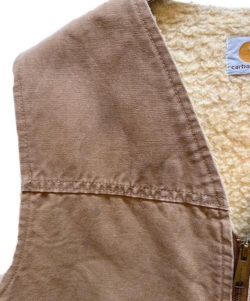 CarHartt（カーハート）CarHartt (カーハート) ボアベスト ベージュ サイズ:XLの古着・服飾アイテム