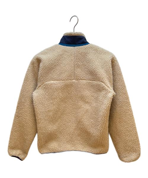 Patagonia（パタゴニア）Patagonia (パタゴニア) フリースジャケット ネイビー×ベージュ サイズ:XXSの古着・服飾アイテム