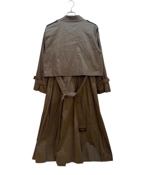 Snidel（スナイデル）Snidel (スナイデル) 3WAYトレンチコート ブラウン サイズ:FREEの古着・服飾アイテム