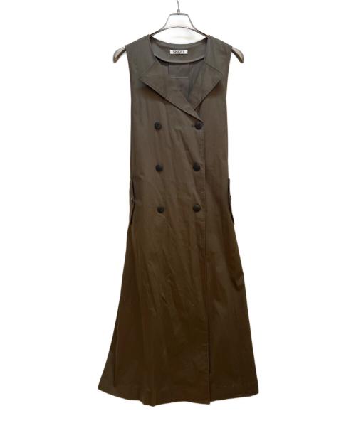 Snidel（スナイデル）Snidel (スナイデル) 3WAYトレンチコート ブラウン サイズ:FREEの古着・服飾アイテム