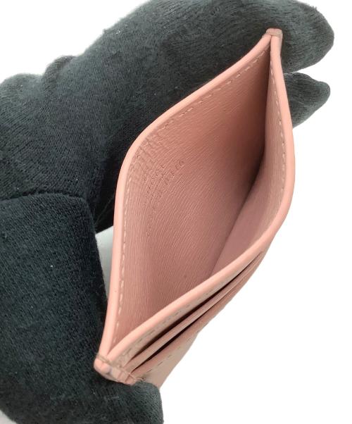 GUCCI（グッチ）GUCCI (グッチ) スクリプトカードケース ピンクの古着・服飾アイテム
