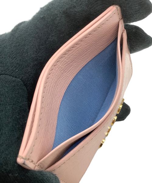 GUCCI（グッチ）GUCCI (グッチ) スクリプトカードケース ピンクの古着・服飾アイテム