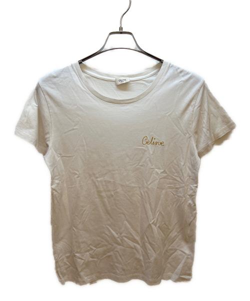 CELINE（セリーヌ）CELINE (セリーヌ) 半袖カットソー ホワイト サイズ:Lの古着・服飾アイテム