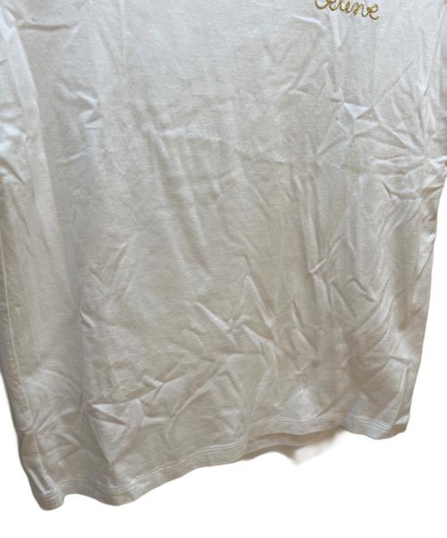 CELINE（セリーヌ）CELINE (セリーヌ) 半袖カットソー ホワイト サイズ:Lの古着・服飾アイテム