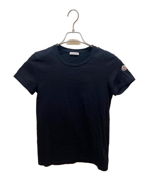 MONCLER（モンクレール）MONCLER (モンクレール) 半袖カットソー ブラック サイズ:Sの古着・服飾アイテム
