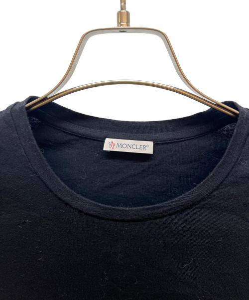 MONCLER（モンクレール）MONCLER (モンクレール) 半袖カットソー ブラック サイズ:Sの古着・服飾アイテム