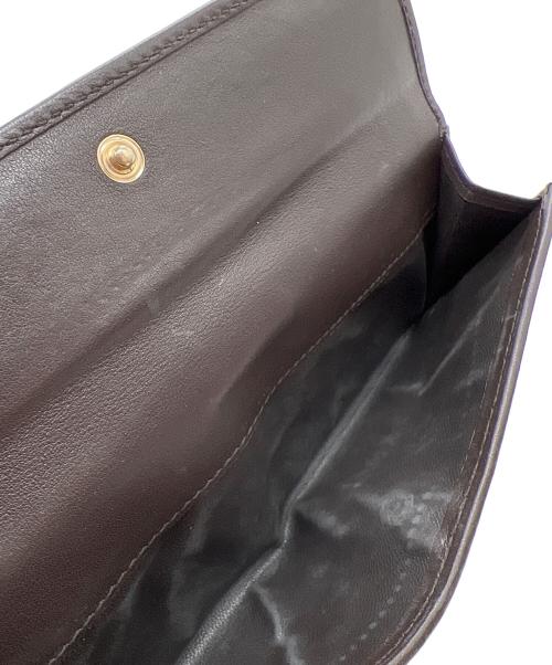 GUCCI（グッチ）GUCCI (グッチ) 長財布 ブラウン×ベージュの古着・服飾アイテム