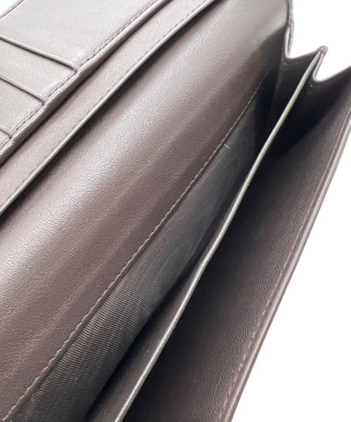 GUCCI（グッチ）GUCCI (グッチ) 長財布 ブラウン×ベージュの古着・服飾アイテム