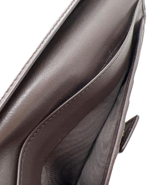 GUCCI（グッチ）GUCCI (グッチ) 長財布 ブラウン×ベージュの古着・服飾アイテム