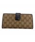 GUCCI (グッチ) 長財布 ブラウン×ベージュ：10000円