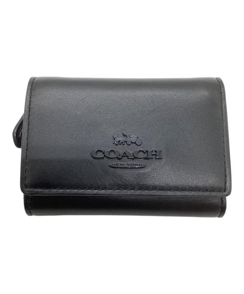COACH（コーチ）COACH (コーチ) 3つ折り財布 ブラックの古着・服飾アイテム