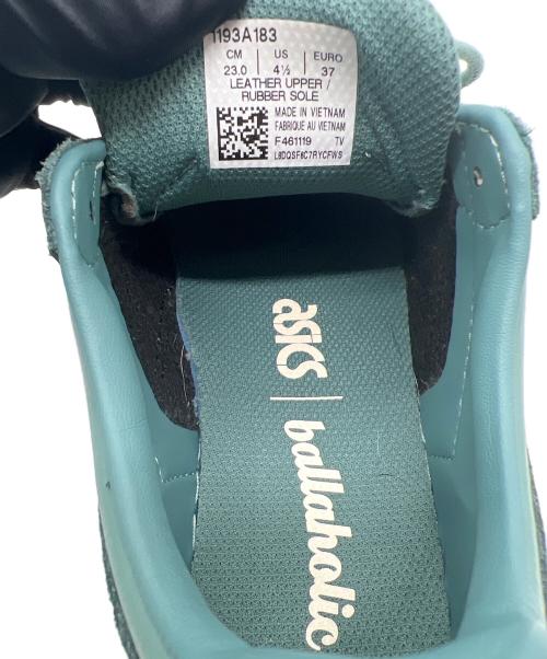 asics（アシックス）asics (アシックス) ballaholic (ボーラホリック) ローカットスニーカー グリーン サイズ:23の古着・服飾アイテム