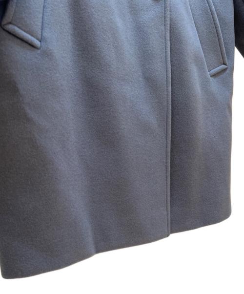 IENA（イエナ）IENA (イエナ) ダブルモッサコート ブルー サイズ:36の古着・服飾アイテム