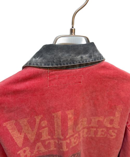 REPLAY（リプレイ）REPLAY (リプレイ) デニムジャケット ベージュ×ピンク×グレー サイズ:Ｓの古着・服飾アイテム