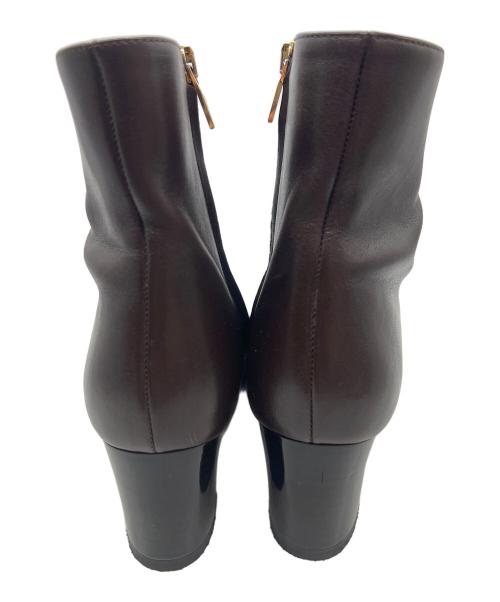 Salvatore Ferragamo（サルヴァトーレ フェラガモ）Salvatore Ferragamo (サルヴァトーレ フェラガモ) ショートブーツ ブラウン サイズ:24の古着・服飾アイテム