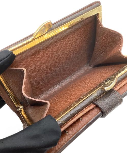 LOUIS VUITTON（ルイ ヴィトン）LOUIS VUITTON (ルイ ヴィトン) がま口財布 ブラウンの古着・服飾アイテム