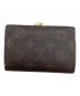 LOUIS VUITTON (ルイ ヴィトン) がま口財布 ブラウン：10000円