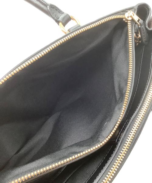 COACH（コーチ）COACH (コーチ) 2WAYバッグ ブラウン×ブラックの古着・服飾アイテム