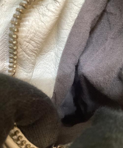 Schott（ショット）Schott (ショット) カウレザージャケット ベージュ サイズ:Lの古着・服飾アイテム