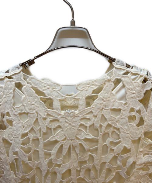 ANDREA&Co.（アンドレアアンドコー）ANDREA&Co. (アンドレアアンドコー) ノースリーブ・キャミソールワンピース ベージュ サイズ:Freeの古着・服飾アイテム