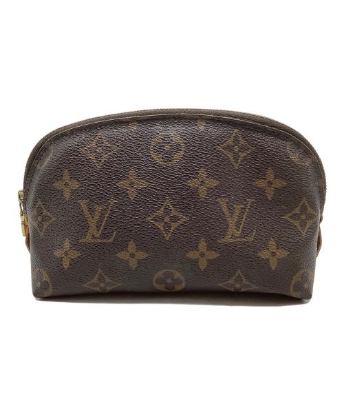 LOUIS VUITTON（ルイ ヴィトン）LOUIS VUITTON (ルイ ヴィトン) コスメポーチ ブラウンの古着・服飾アイテム