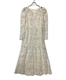 JILL STUART（ジルスチュアート）の古着「半袖レースワンピース」｜ホワイト