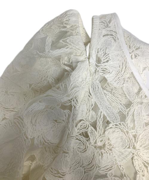 JILL STUART（ジルスチュアート）JILL STUART (ジルスチュアート) 半袖レースワンピース ホワイト サイズ:4 未使用品の古着・服飾アイテム